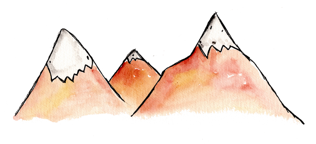 Watercolor Mountains