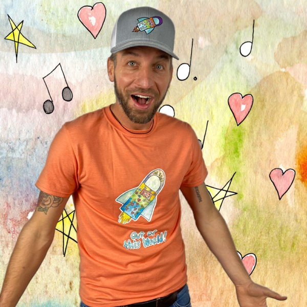 Out of this Word Rocket T-shirt - Image 3