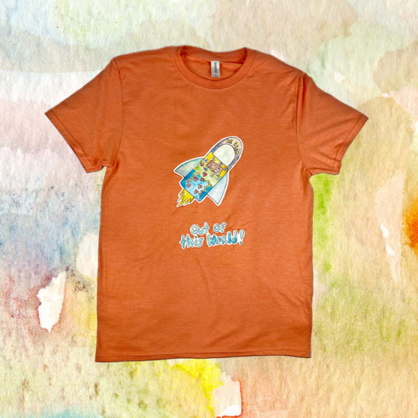 Out of this Word Rocket T-shirt - Image 2