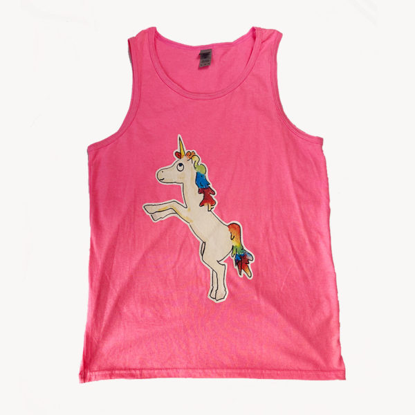 Mom Dad T-rex and Rainbow Unicorn Shirts - Image 2