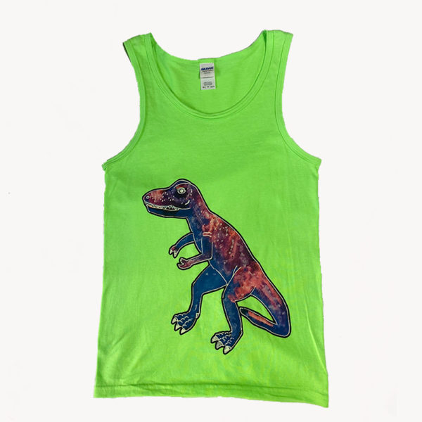 Mom Dad T-rex and Rainbow Unicorn Shirts