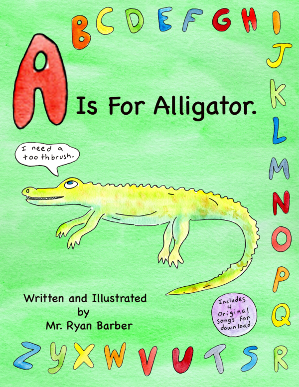 A Is For Alligator and Digital Download